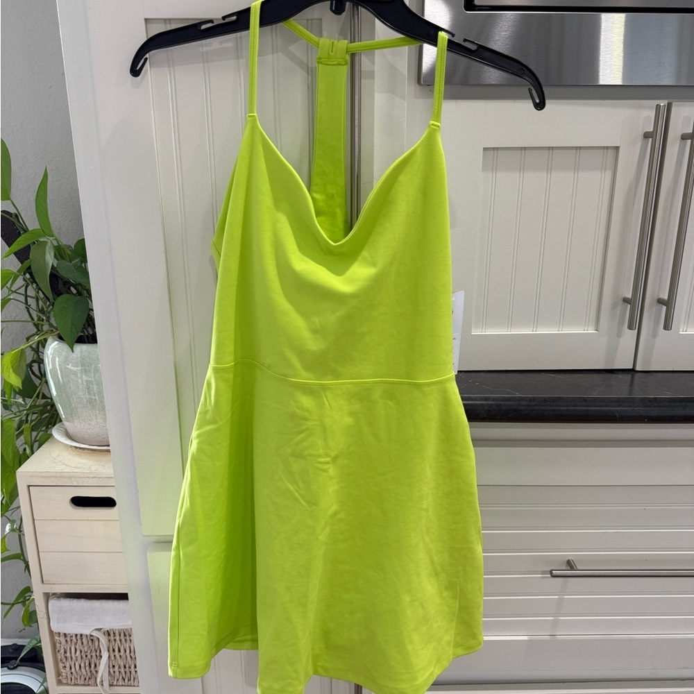 NWT Spiritual Gangster Jet Active Dress Lime Green Small - Picture 2 of 4